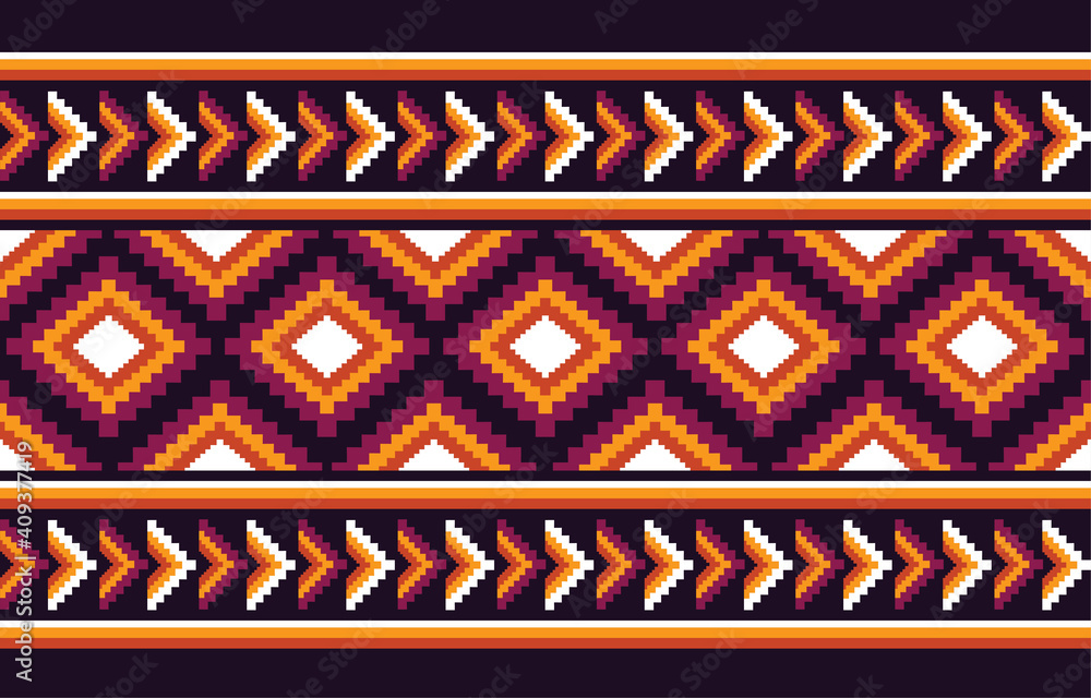 Fabric ethnic pattern seamless Fabric ethnic pattern seamless