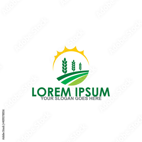 agriculture vector , farming logo vector