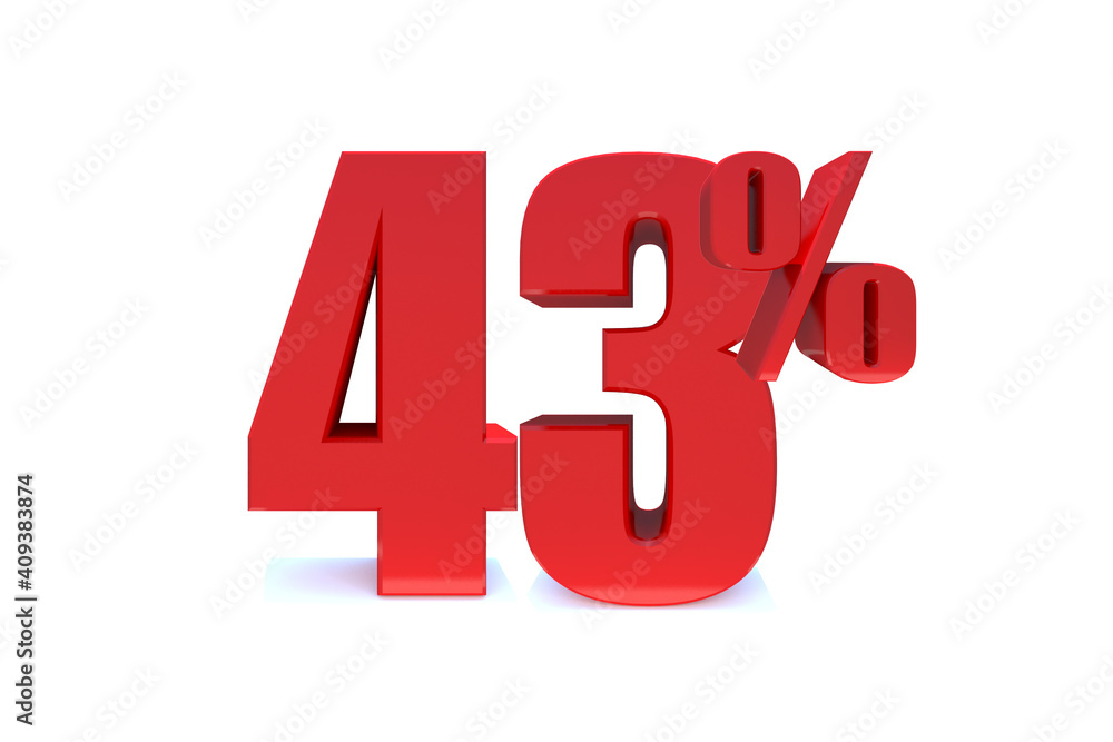 43 Percent off 3d Sign on White Background, Special Offer 43% Discount Tag, Sale Up to 43 Percent Off,big offer, Sale, Special Offer Label, Sticker, Tag, Banner, Advertising, offer. 43 Percent off 3d Sign on White Background, Special Offer 43% Discount Tag, Sale Up to 43 Percent Off,big offer, Sale, Special Offer Label, Sticker, Tag, Banner, Advertising, offer.