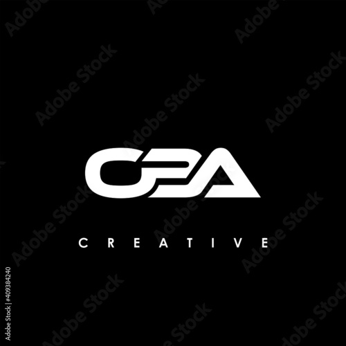 OBA Letter Initial Logo Design Template Vector Illustration