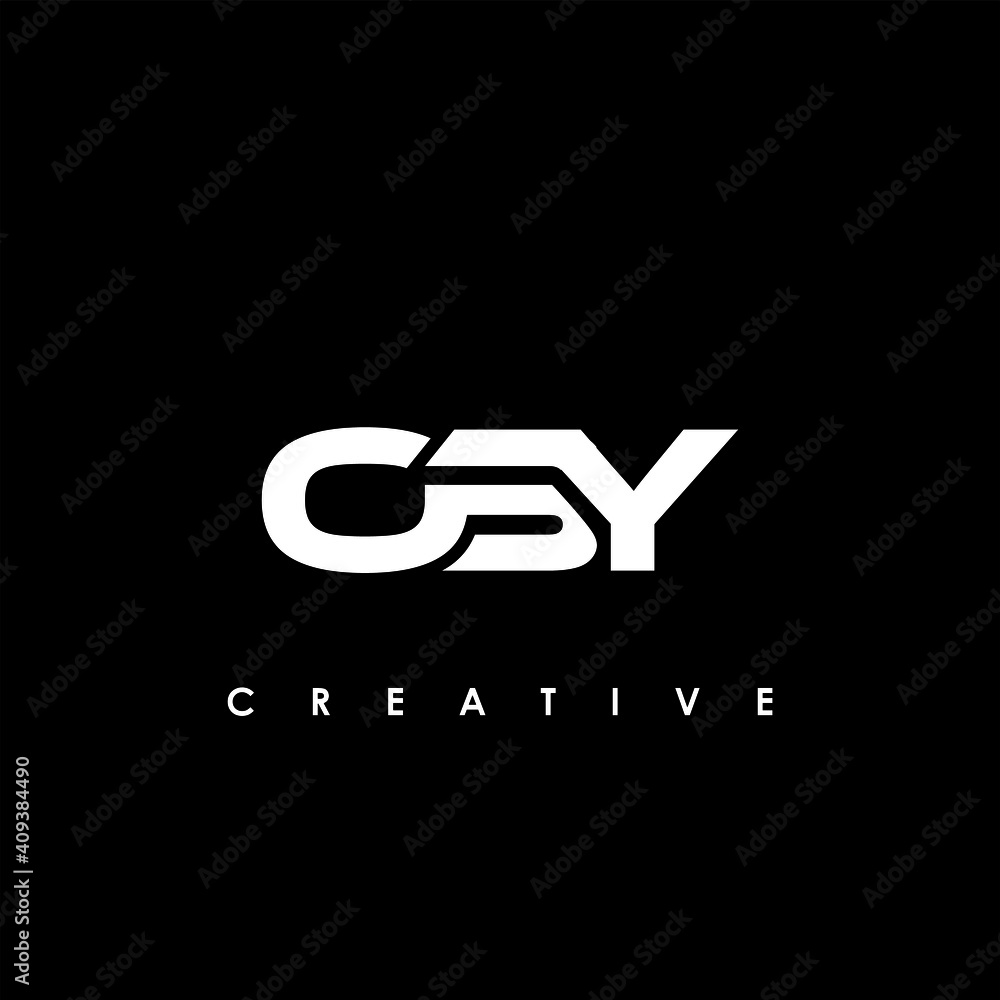OBY Letter Initial Logo Design Template Vector Illustration