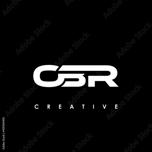 OBR Letter Initial Logo Design Template Vector Illustration