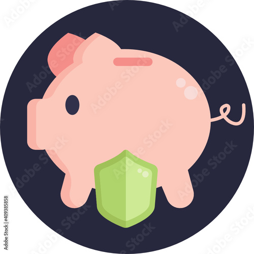 Insurance Icon. Vector Illustration.