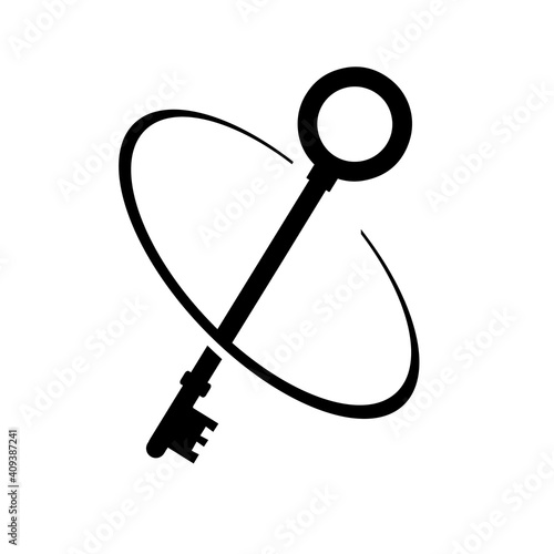 vector creative key keys logo locksmith company icon design illustration