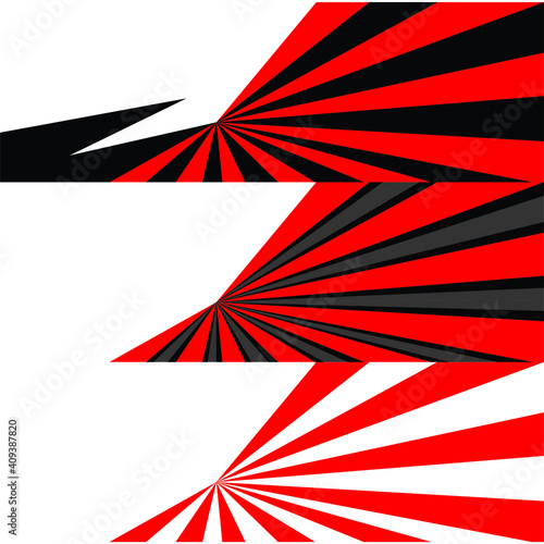 Wrap a racing car in abstract background