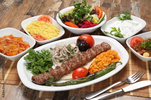 Special turkish kebab urfa kebab mild kebab