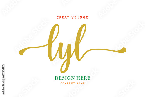 LYL lettering logo is simple, easy to understand and authoritative