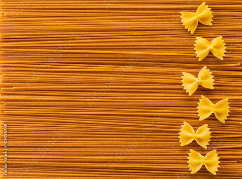 texture of pasta closeup