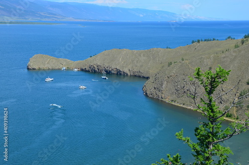 island  water  sea  lake Baikal  natural beauty