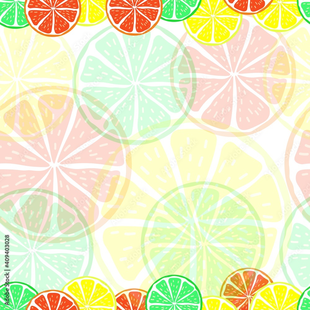 seamless pattern with citrus seamless pattern with citrus