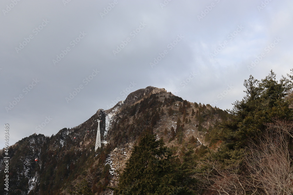 御在所の綺麗な景色。雲の多い日に撮影。