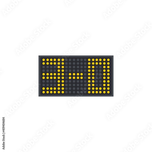 Scoreboard. Vector icon template