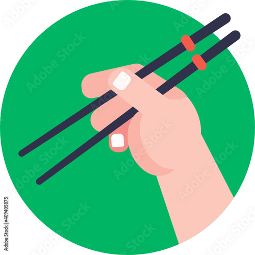 Japanese food icon.  Sushi icon. Vector illustration. 