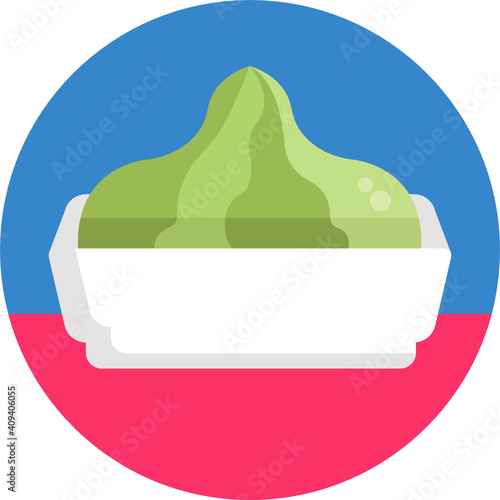 Japanese food icon.  Sushi icon. Vector illustration. 