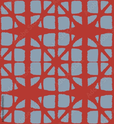 Japanese Tie Dye Seamless Pattern. Bohemian Kimono Fabric. Premium
