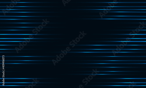 Glowing futuristic lines in the dark space. Abstract futuristic technology art wallpaper. Vector light banner.