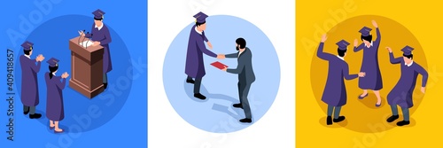 Isometric Graduation Design Concept