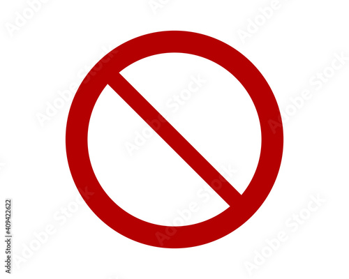 Free Download Stop sign icon. No sign, red warning isolated - GFXLoad
