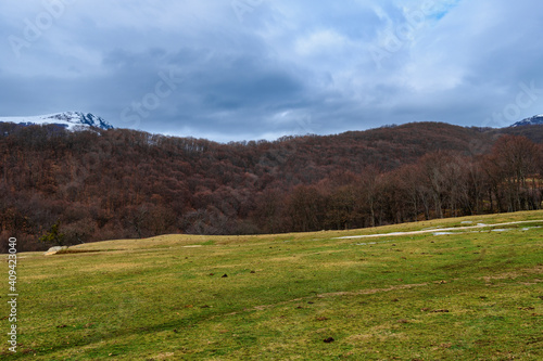 autumn landscape in the mountains