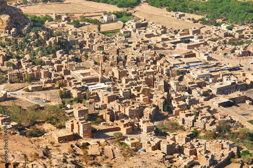 Kawkaban, Yemen, an ancient fortress town on a hill photo