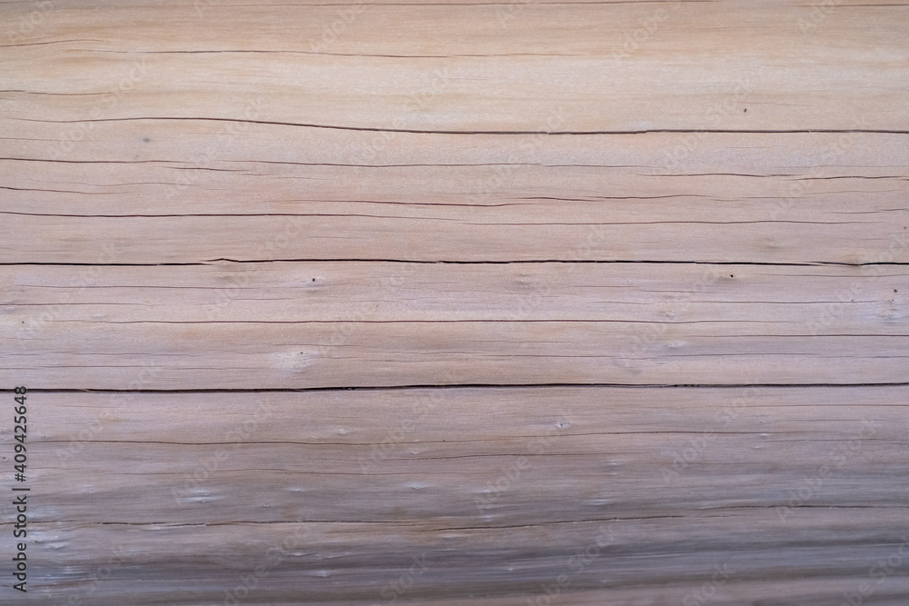 Close-up of cracked white wood texture found on weathered tree trunk adrift at Shichiri-mihama Beach in Mie Prefecture, Japan. Close-up of cracked white wood texture found on weathered tree trunk adrift at Shichiri-mihama Beach in Mie Prefecture, Japan.
