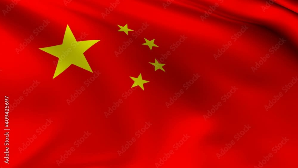 The flag of China animation, Chinese 3D waving flag close up, national flag 4K animation background.
The flag of China animation, Chinese 3D waving flag close up, national flag 4K animation background.