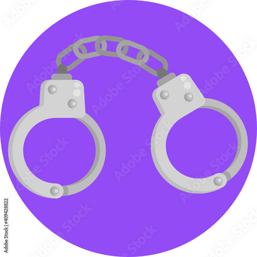 Law and justice Vector Icon. Vector illustration