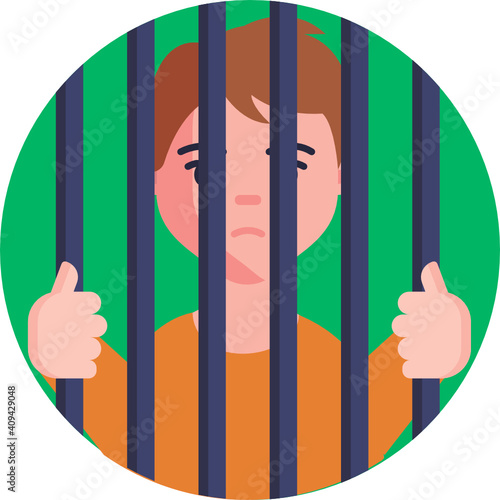 Law and justice Vector Icon. Vector illustration
