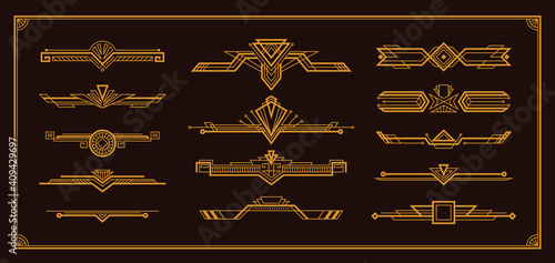 Art Deco Border Set