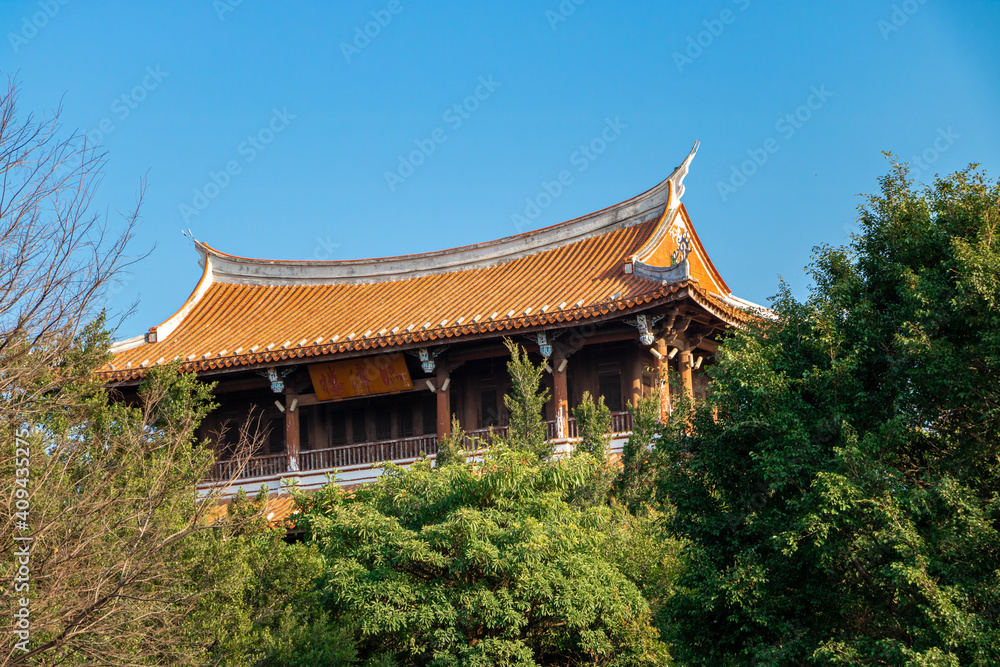 Linzhangmen, Quanzhou City, Fujian Province, China, on January 30, 2021. The gate of ancient China.