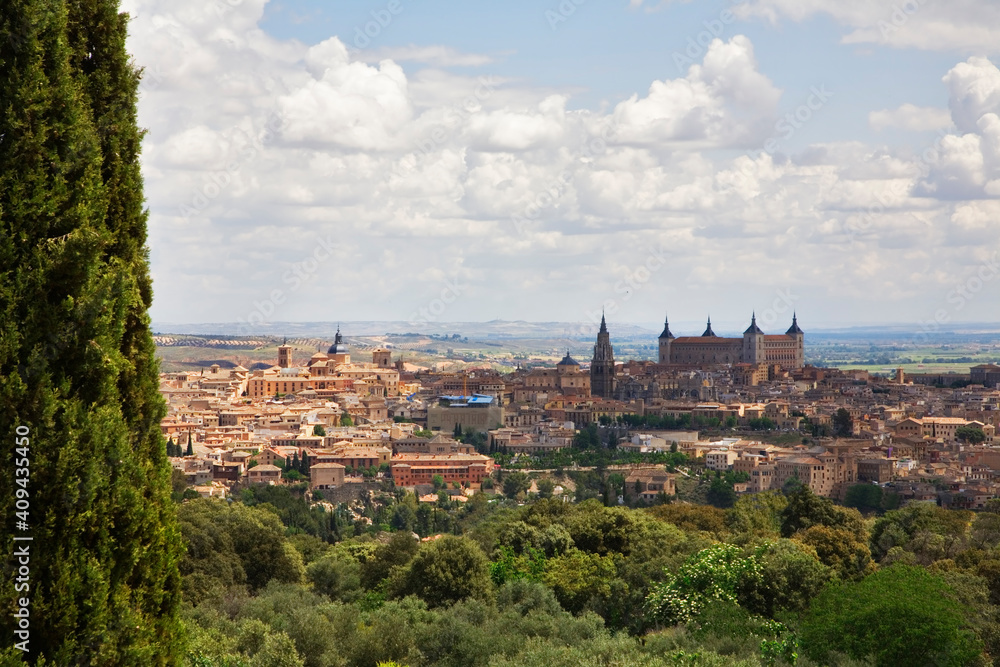 Panorama of ancient city Toledo