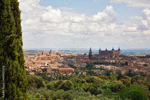 Panorama of ancient city Toledo