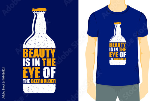 Beer T-shirt design 