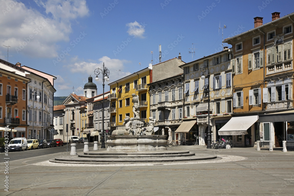 Victory square in Gorizia. Italy