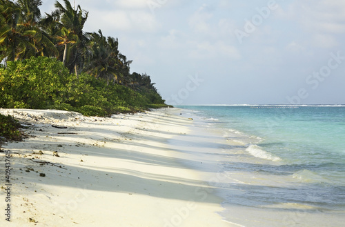 View of Hulhumale island. Republic of the Maldives photo
