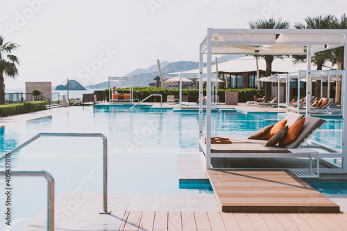Luxary swimming pool on resort © Stella