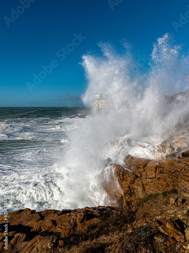 Mareggiata scogliera di Livorno4