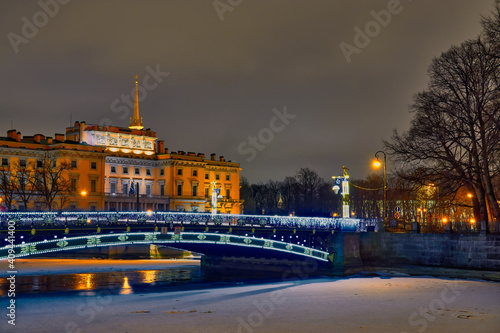 winter landscape in St. Petersburg