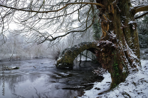 river in winter