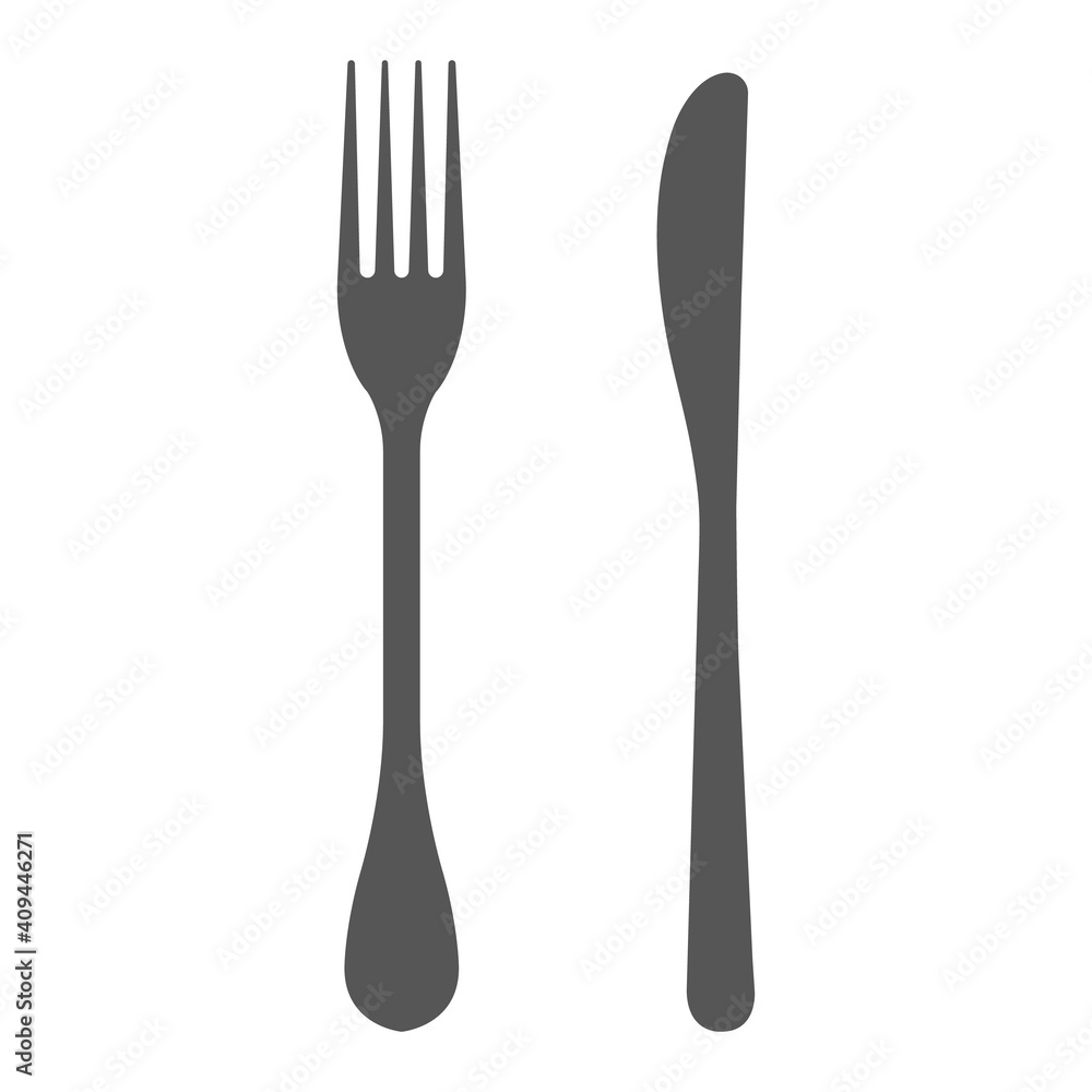 Vetor Do Stock フォーク ナイフ スプーン 食器 イラスト 素材 Adobe Stock