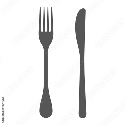 フォーク　ナイフ　スプーン　食器　イラスト　素材
