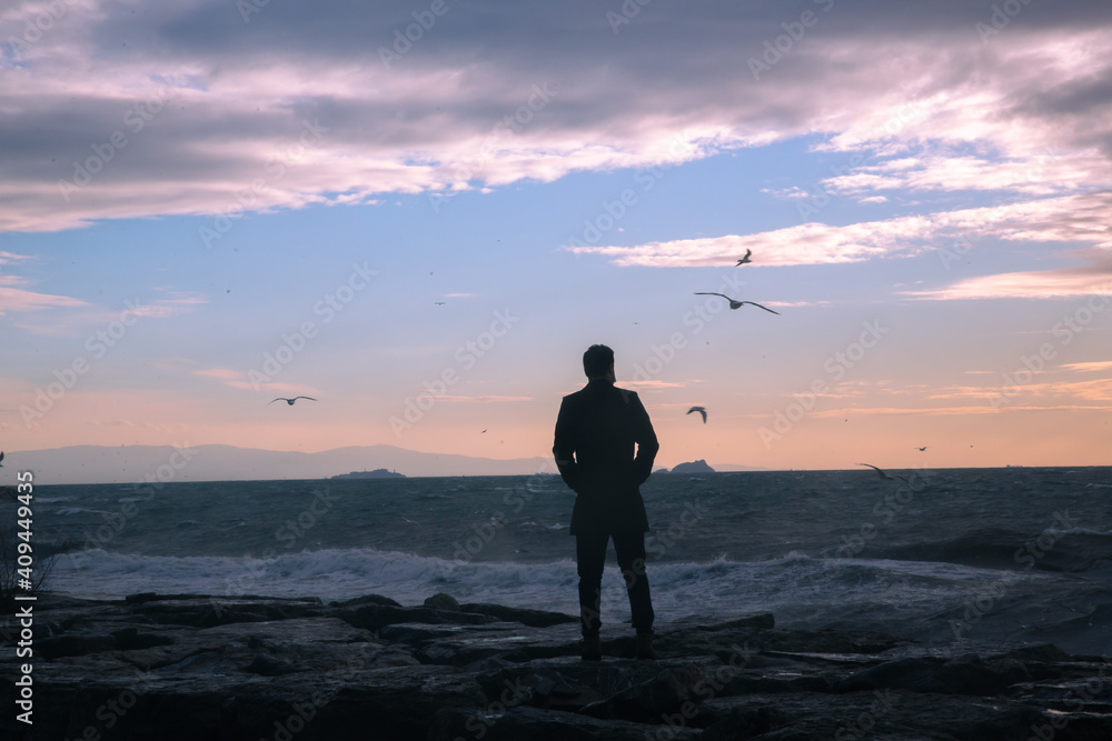 silhouette of a person