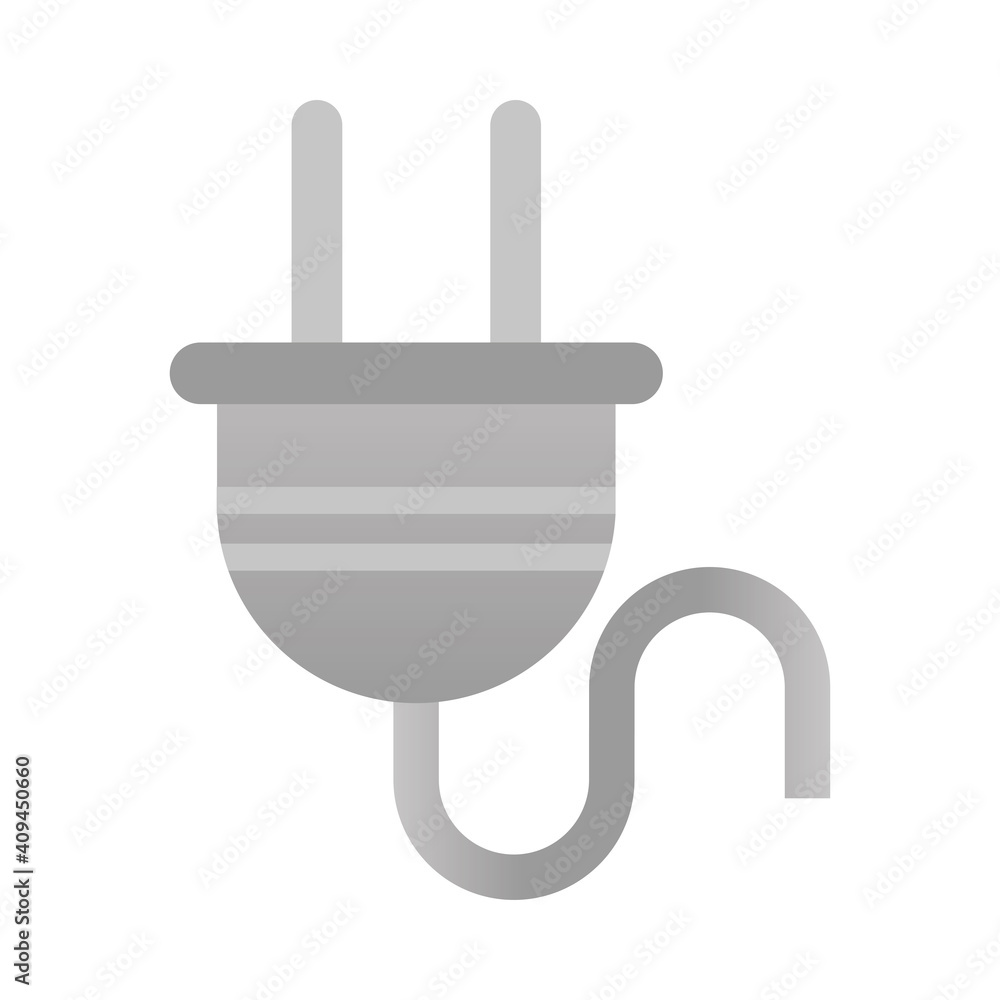 electricity plug construction and renovation tool icon, home repair concept electricity plug construction and renovation tool icon, home repair concept