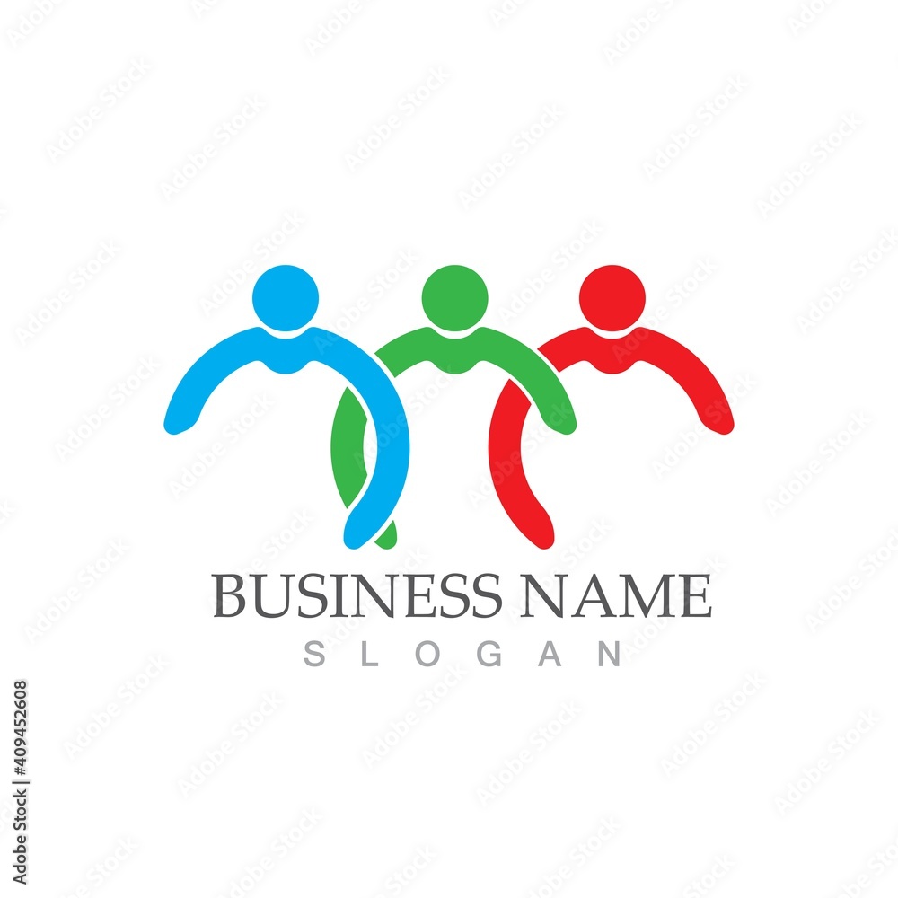 Community, network and social icon Community, network and social icon
