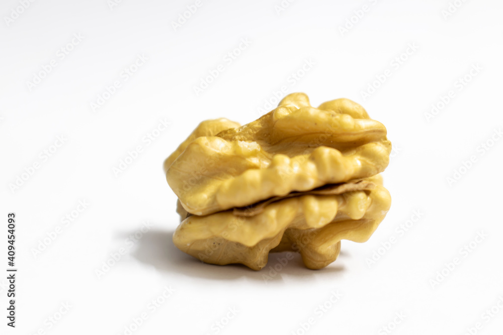 Isolated walnut in white background Isolated walnut in white background