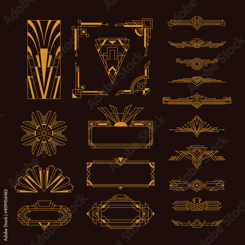 Art Deco Elements Set