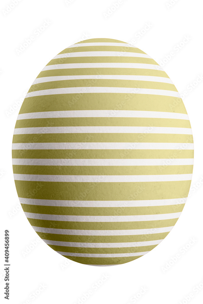 Large picture of an isolated easter egg with a stripes pattern. Large picture of an isolated easter egg with a stripes pattern.