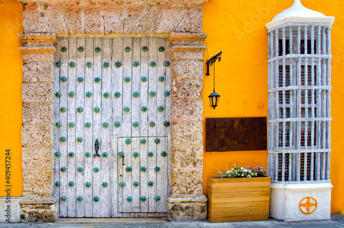 Altstadt von Cartagena, eine der schönsten Kolonialstädte Südamerikas. photo