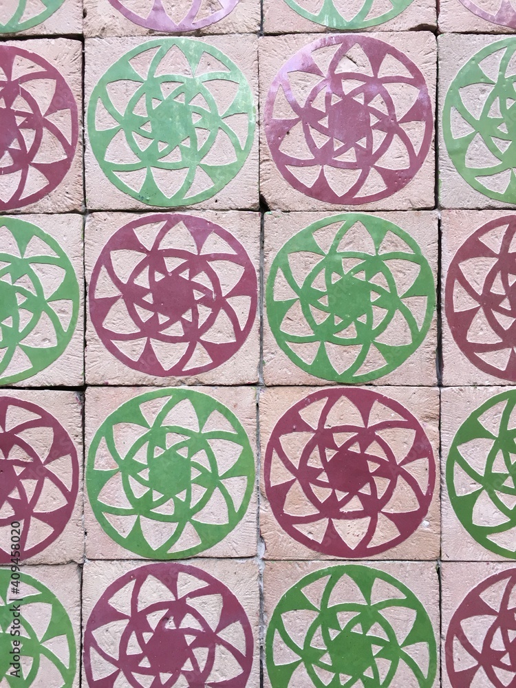 seamless pattern with flowers