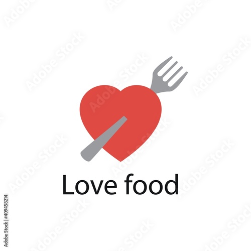 heart fork logo design inspiration